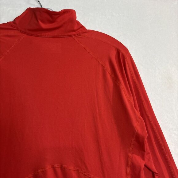 Columbia Women's Long Sleeve Side 1/4 Zip Top Base Layer Orange Size Large - Picture 9 of 15